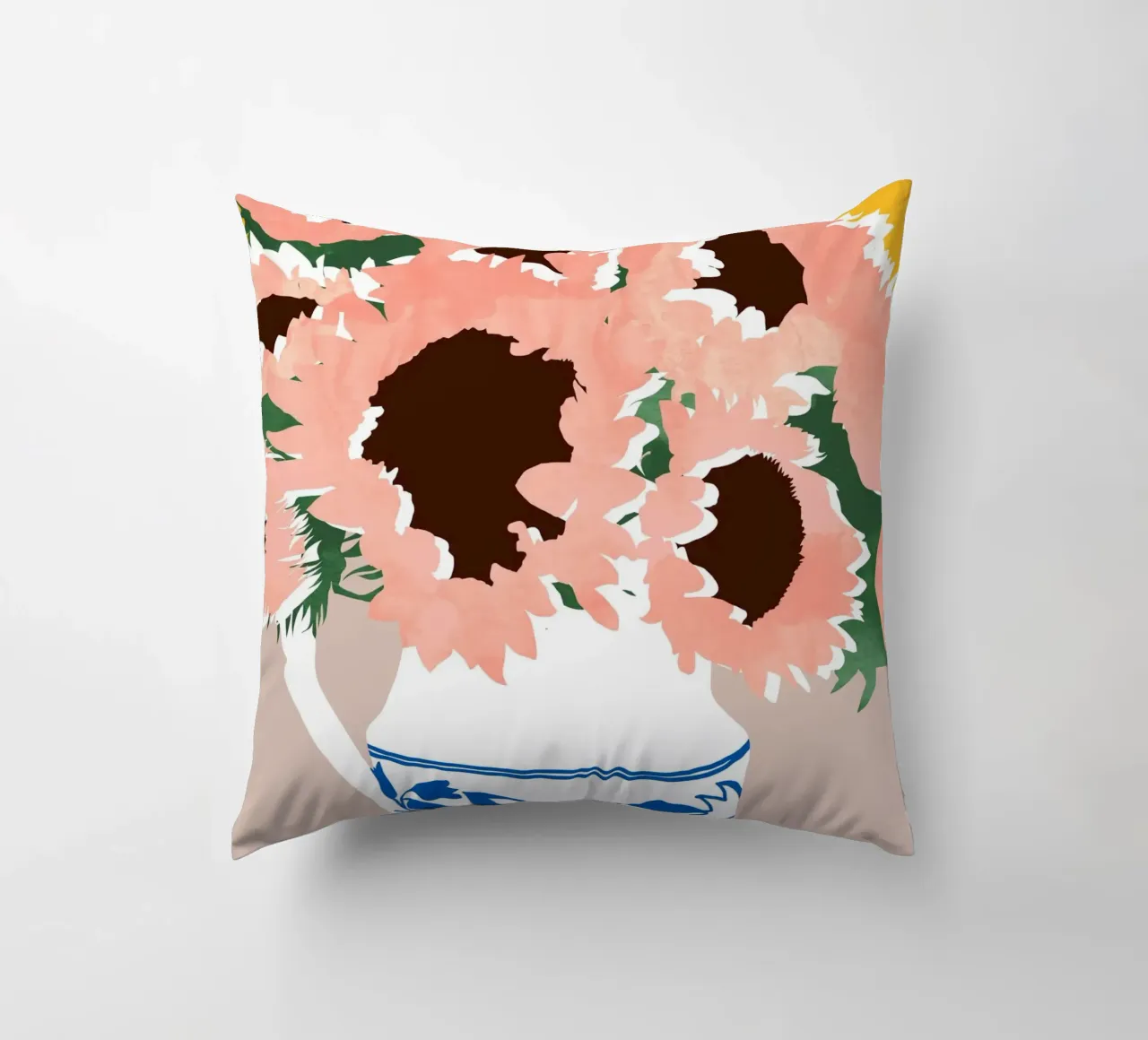Sunshine On a Cloudy Day On a Cloudy Day decorative cushion by 83oranges