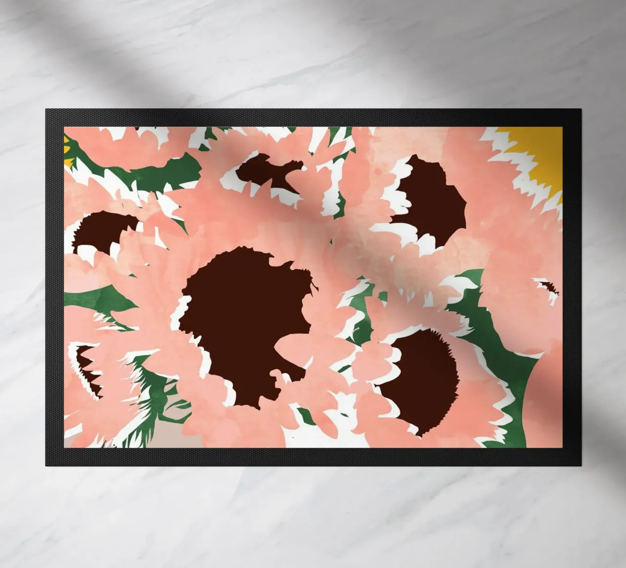 Sunshine On a Cloudy Day On a Cloudy Day doormat by 83oranges