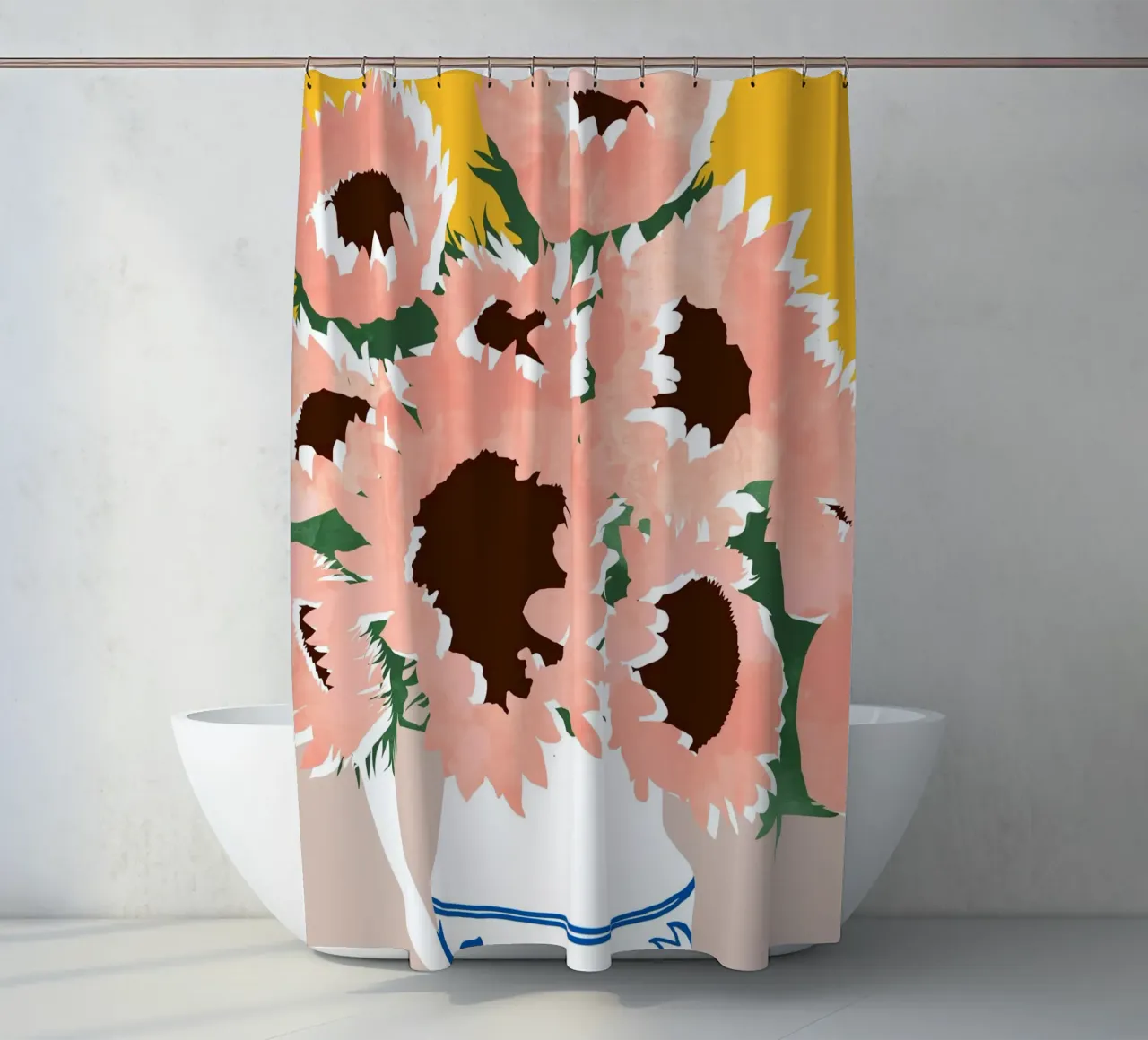 Sunshine On a Cloudy Day On a Cloudy Day shower curtain by 83oranges