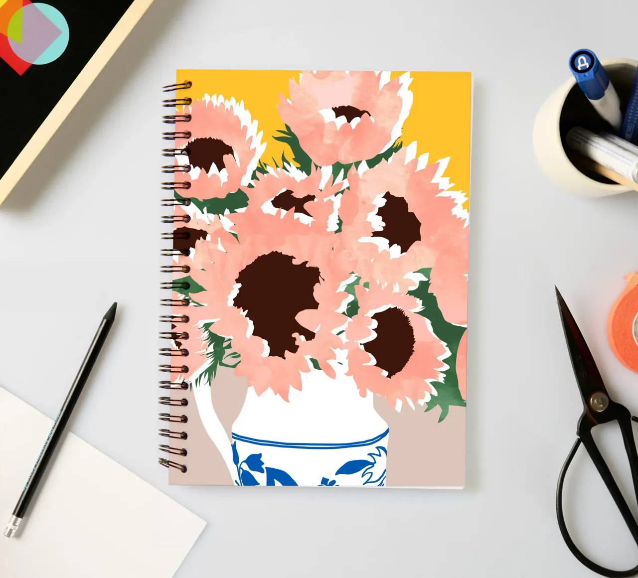 Sunshine On a Cloudy Day On a Cloudy Day spiral notebook by 83oranges