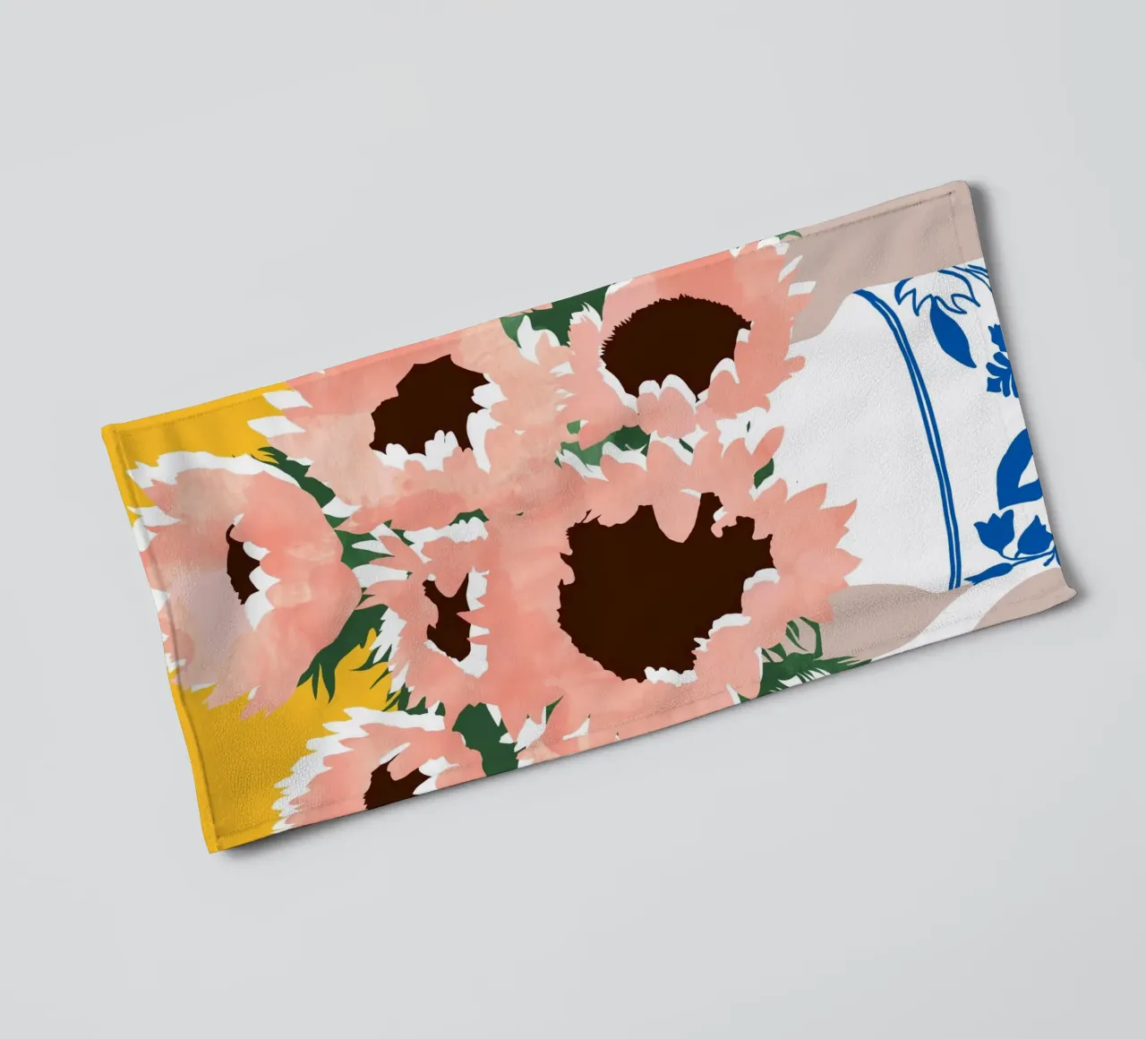 Sunshine On a Cloudy Day On a Cloudy Day towel by 83oranges
