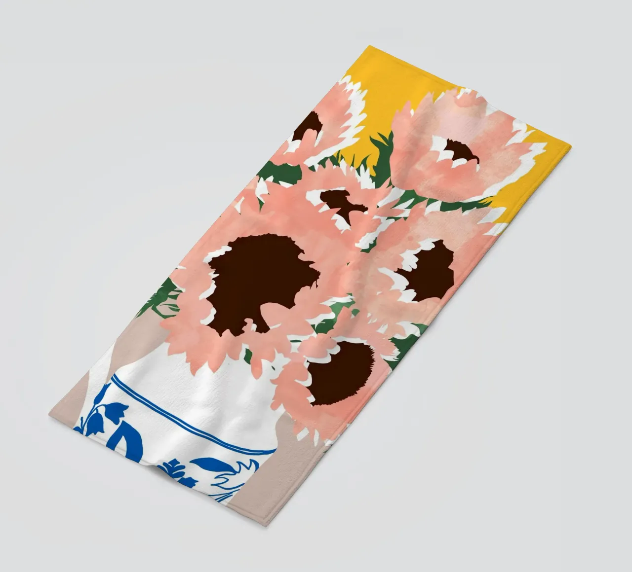 Sonnenschein an einem bewölkten Tag An einem bewölkten Tag Strandtuch von 83oranges