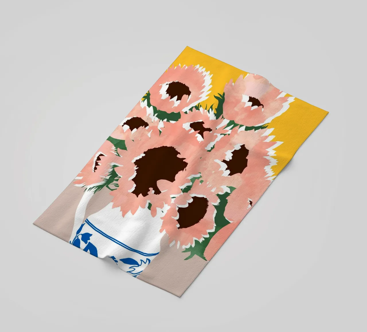 Sonnenschein an einem bewölkten Tag An einem bewölkten Tag Strandtuch von 83oranges