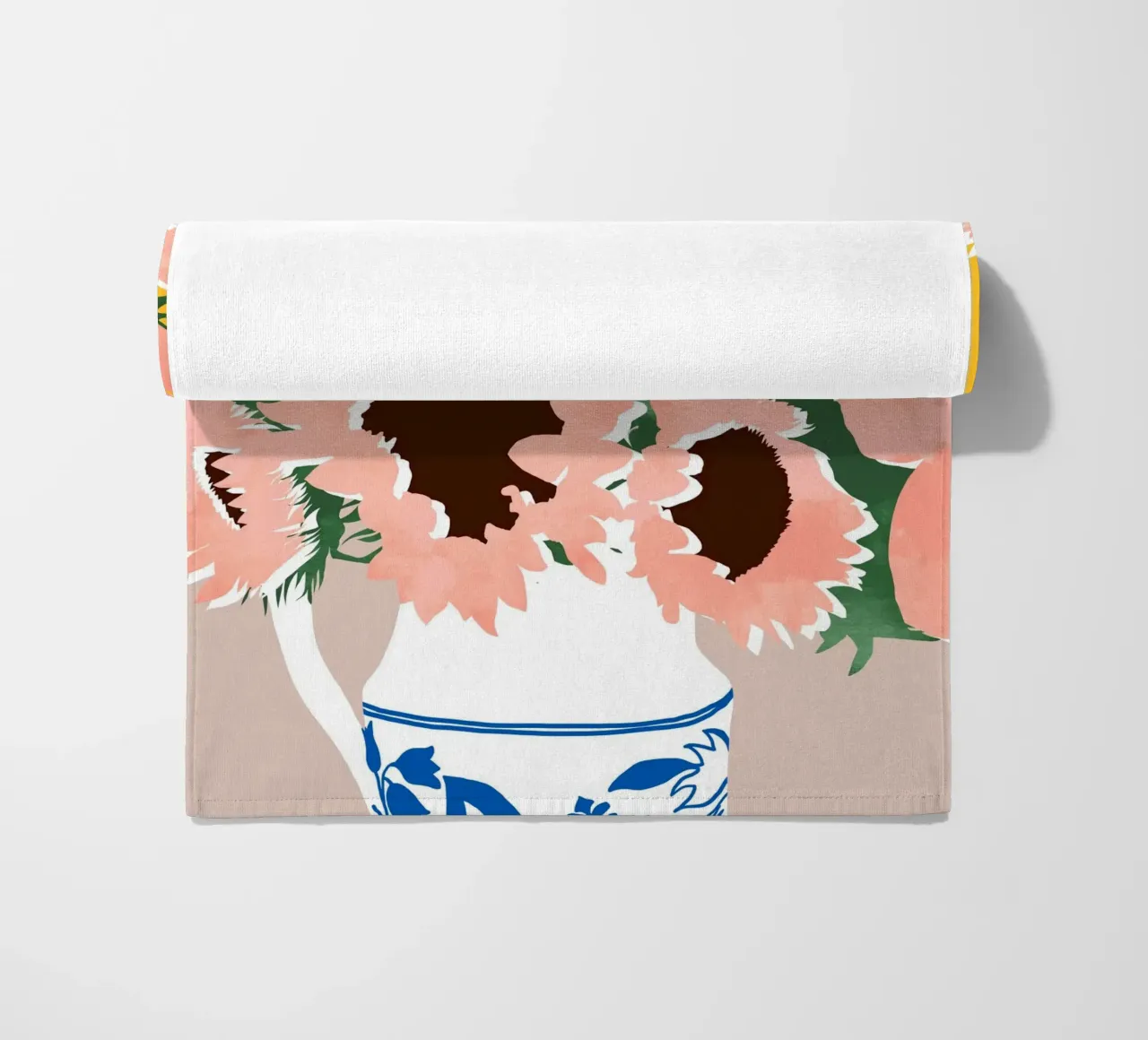 Sunshine On a Cloudy Day On a Cloudy Day beach towel by 83oranges