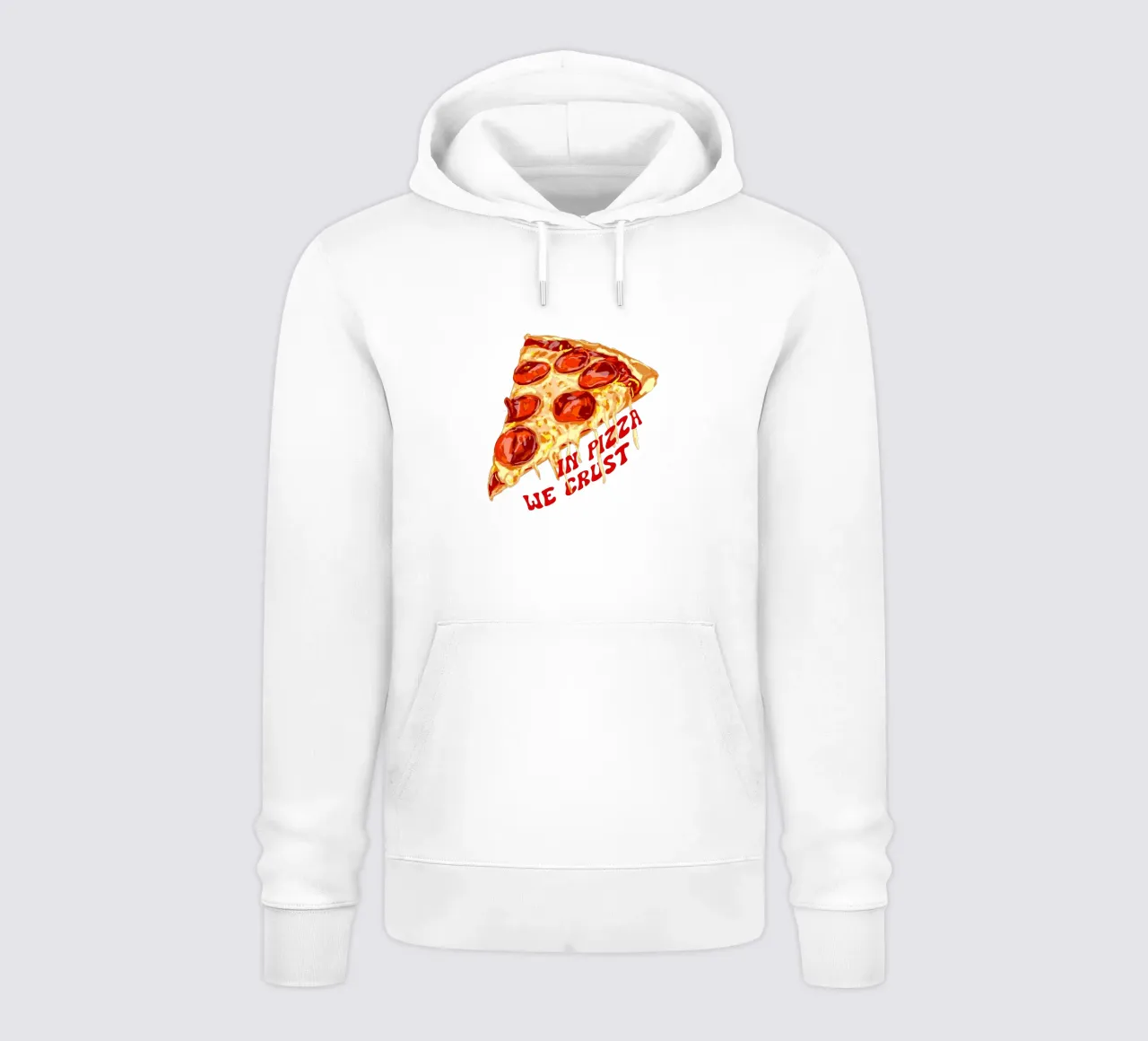 In Pizza We Crust - Pepperoni Slice felpa con cappuccio da EDMPROJECT