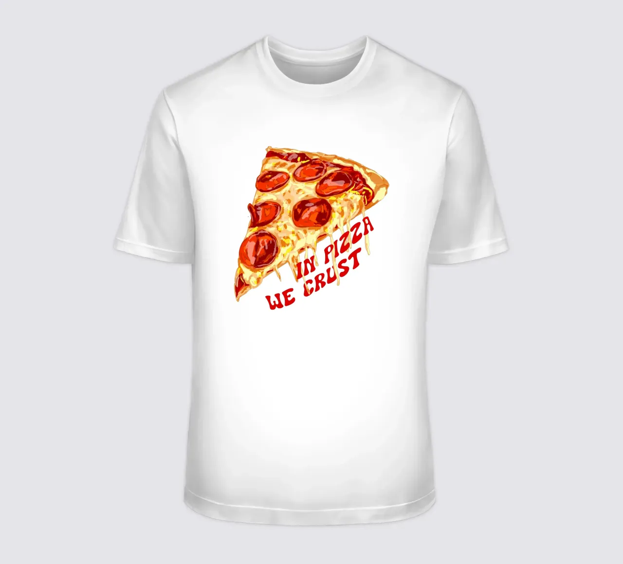 In Pizza We Crust - Pepperoni Slice t-shirt da EDMPROJECT