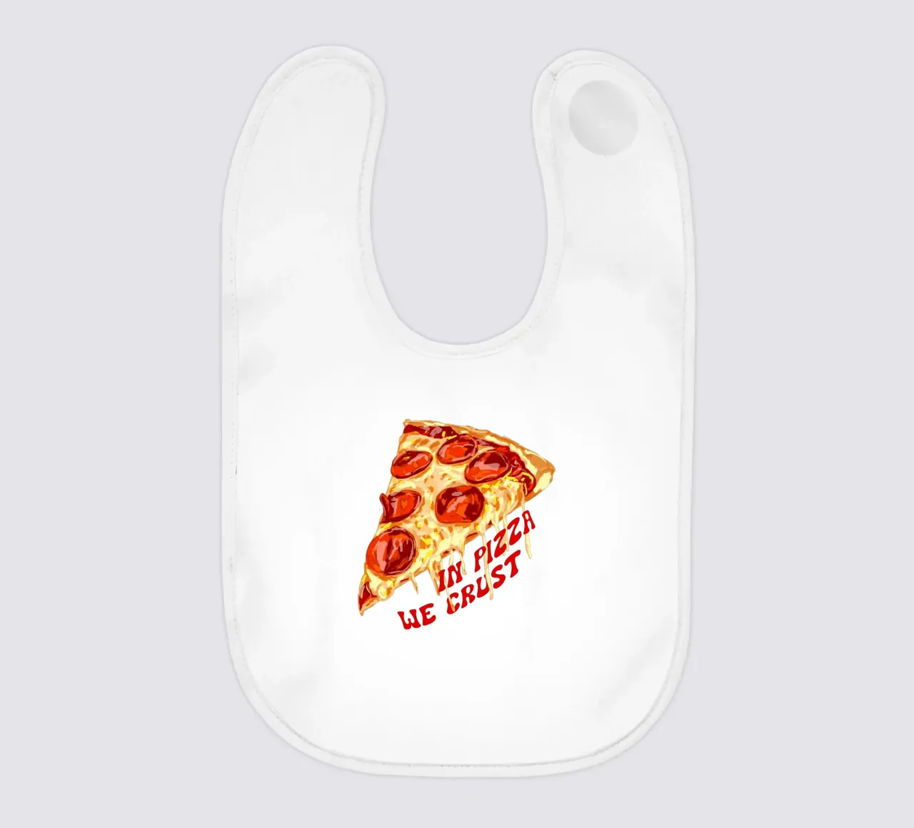 In Pizza We Crust - Pepperoni Slice bavaglino da EDMPROJECT