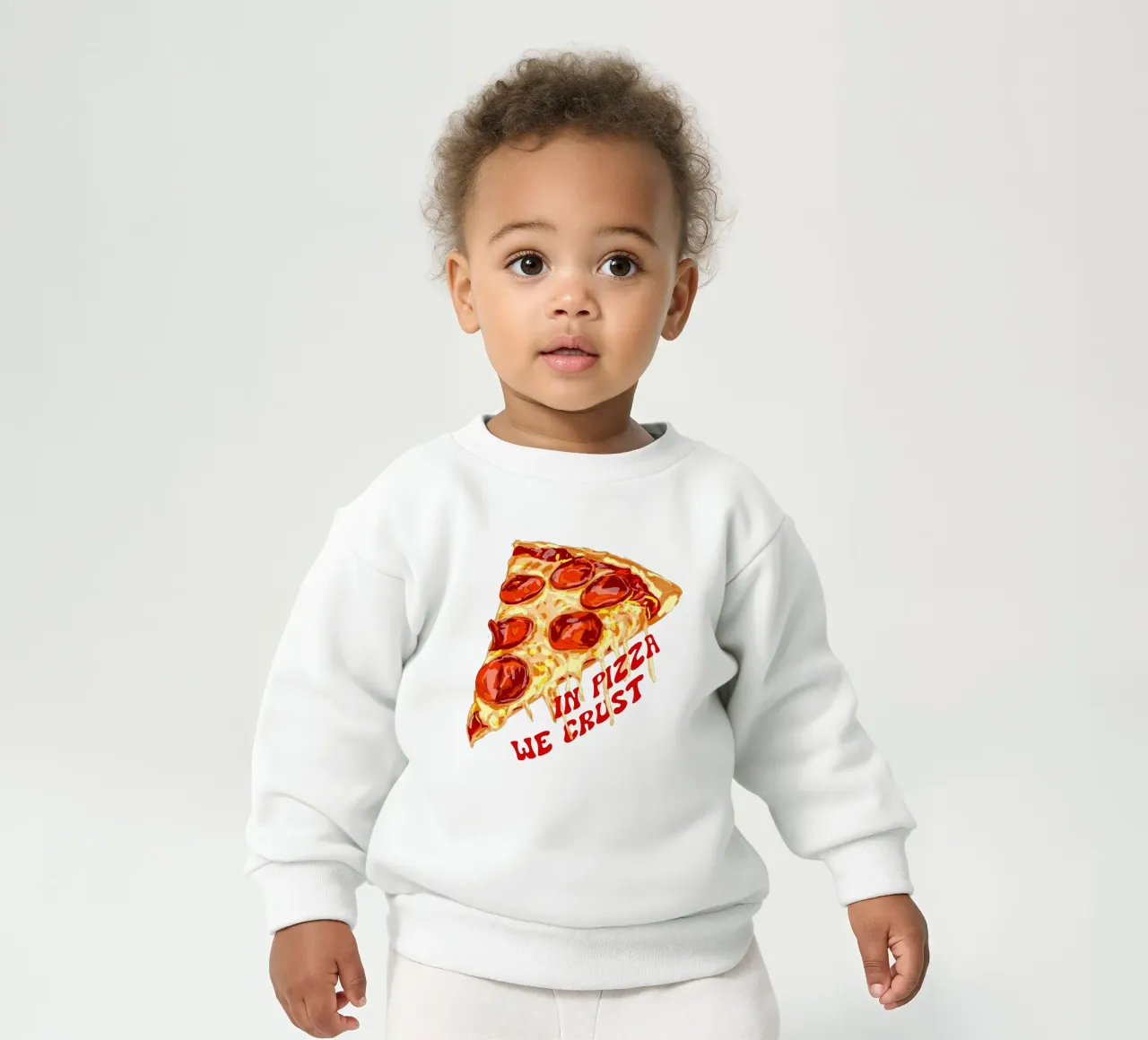 In Pizza We Crust - Pepperoni Slice felpa neonato da EDMPROJECT