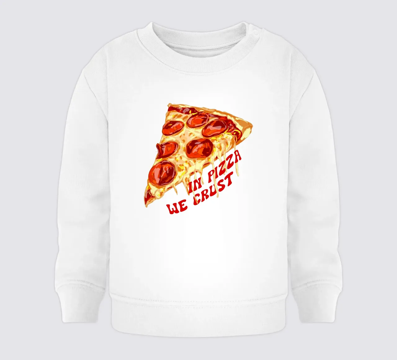 In Pizza We Crust - Pepperoni Slice felpa neonato da EDMPROJECT