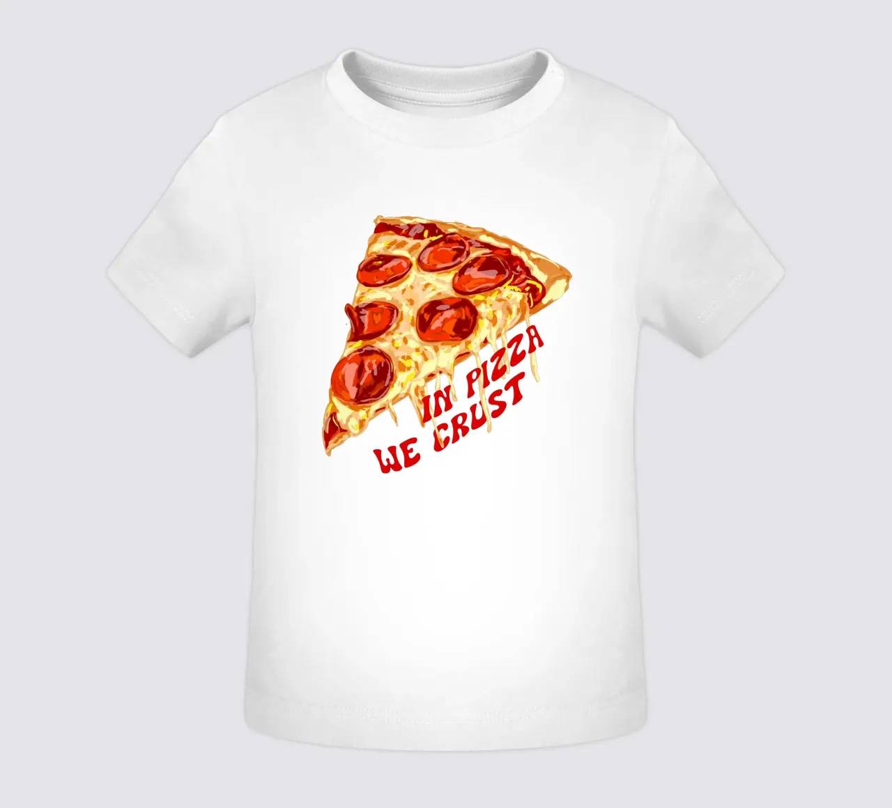In Pizza We Crust - Pepperoni Slice maglietta neonato da EDMPROJECT