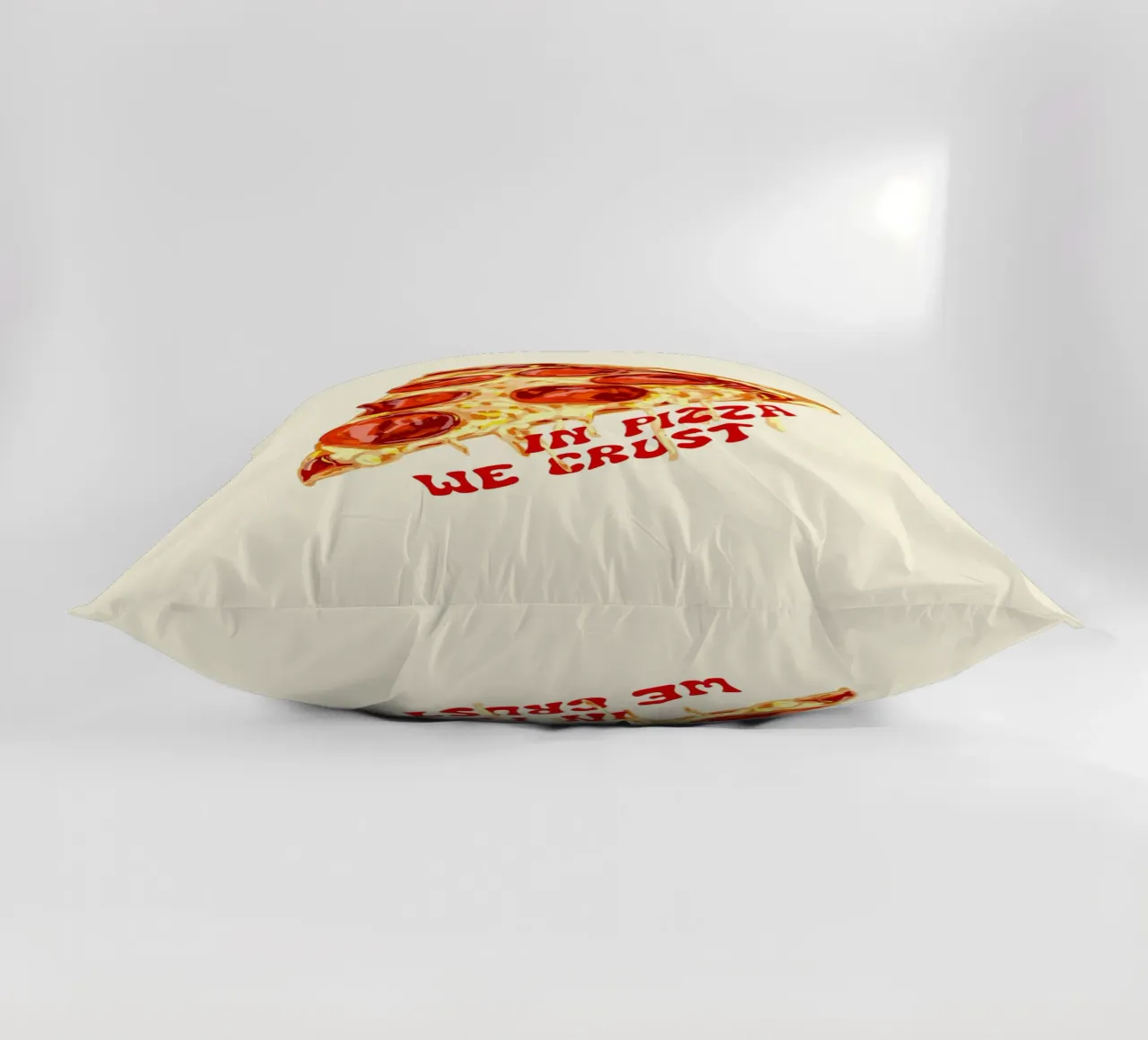 In Pizza We Crust - Pepperoni Slice cuscino da EDMPROJECT