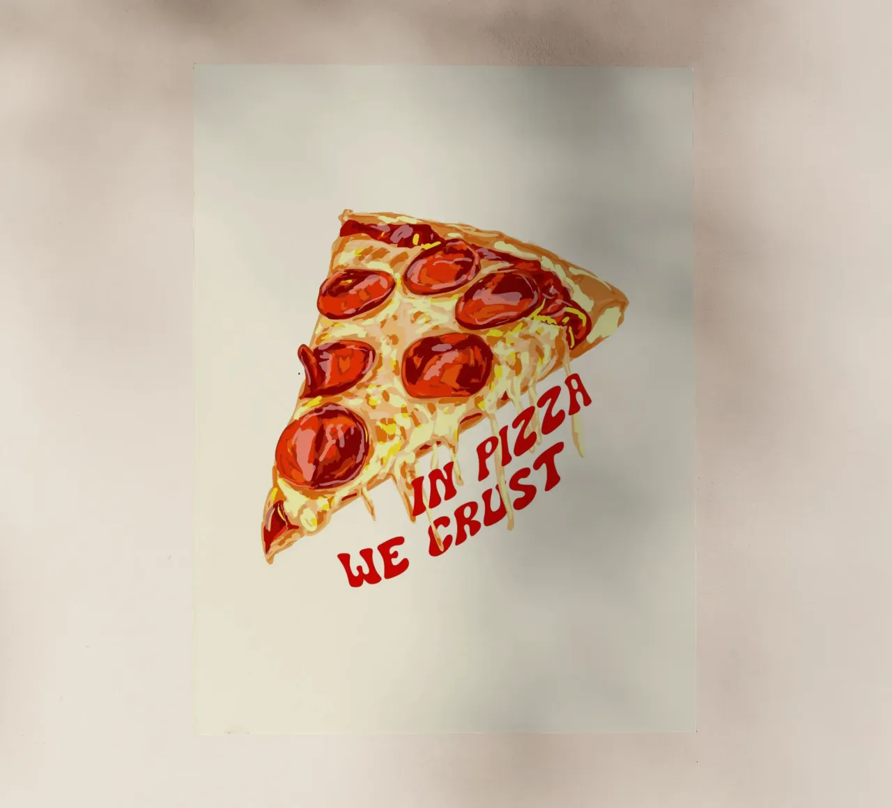 In Pizza We Crust - Pepperoni Slice pellicola backlit da EDMPROJECT