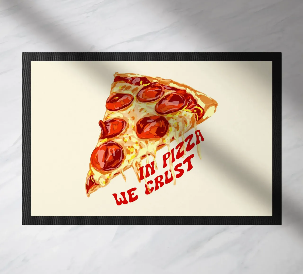 In Pizza We Crust - Pepperoni Slice zerbino da EDMPROJECT
