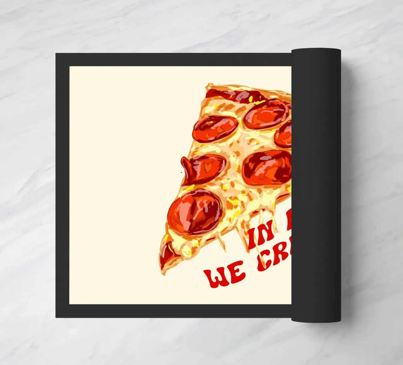 In Pizza We Crust - Pepperoni Slice zerbino da EDMPROJECT