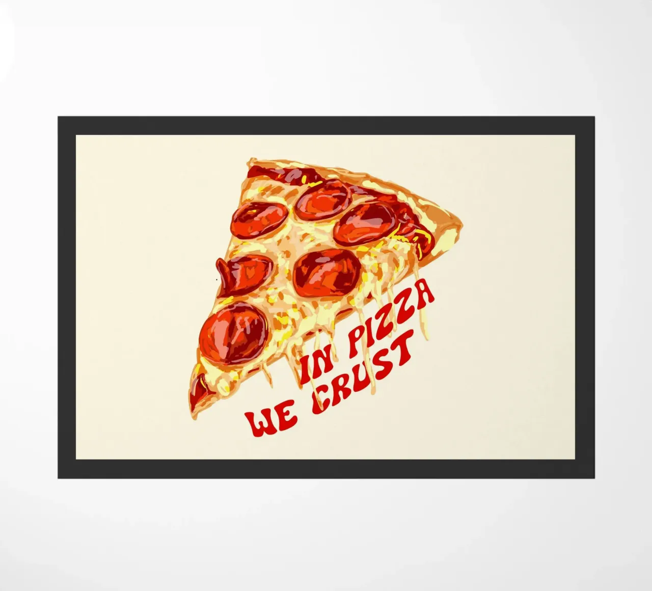 In Pizza We Crust - Pepperoni Slice zerbino da EDMPROJECT