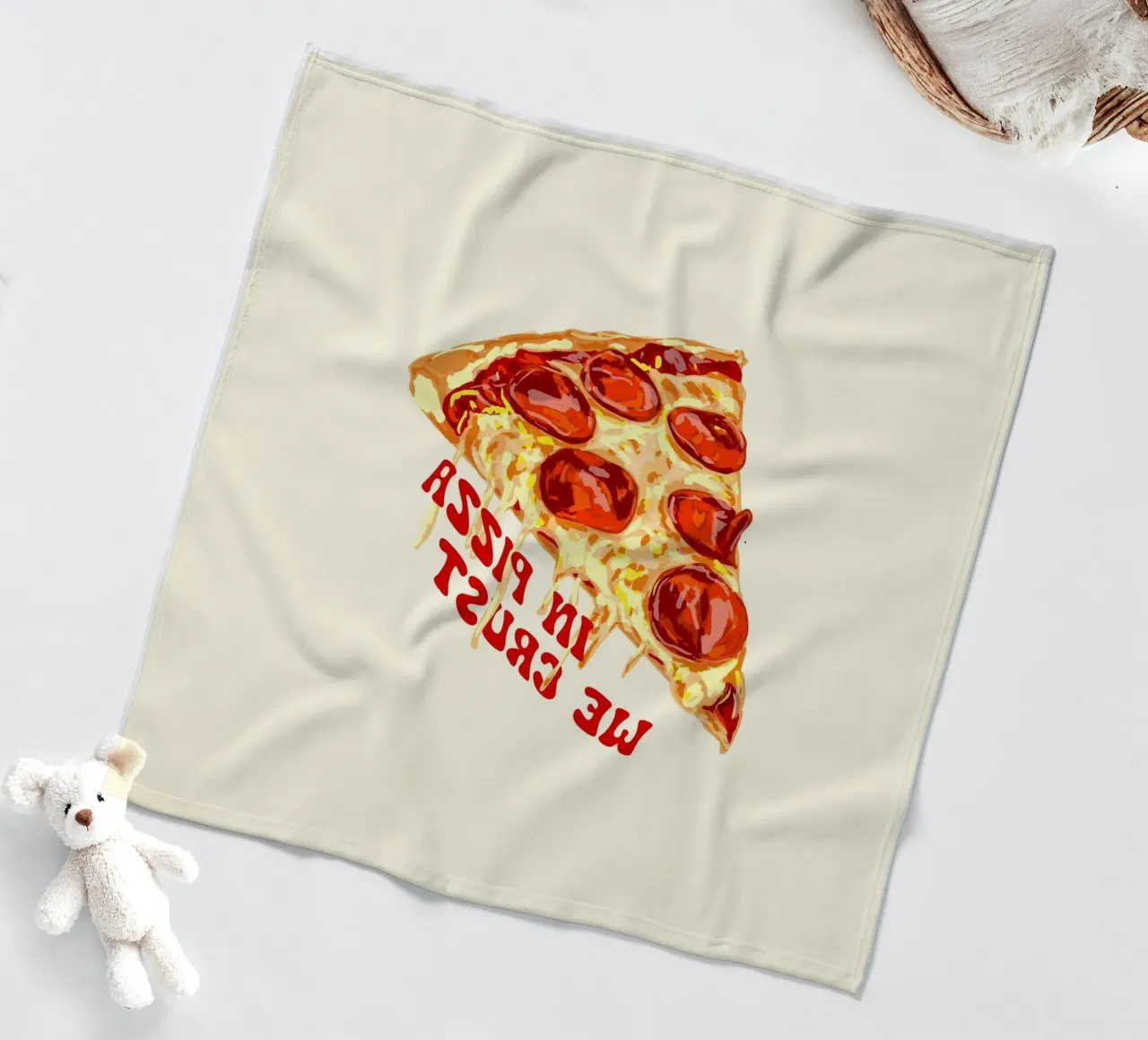 In Pizza We Crust - Pepperoni Slice coperta in pile da EDMPROJECT