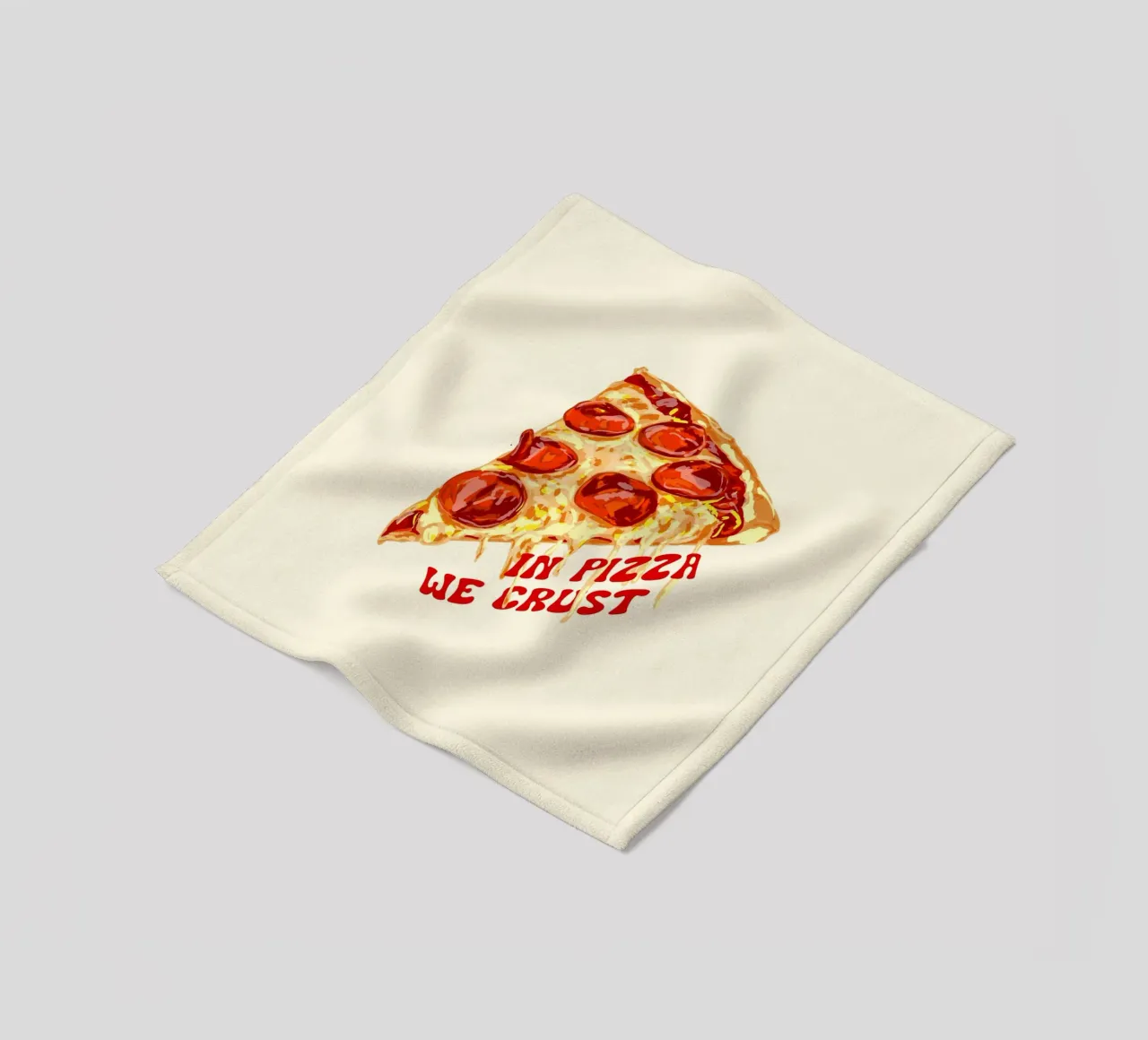 In Pizza We Crust - Pepperoni Slice coperta in pile da EDMPROJECT
