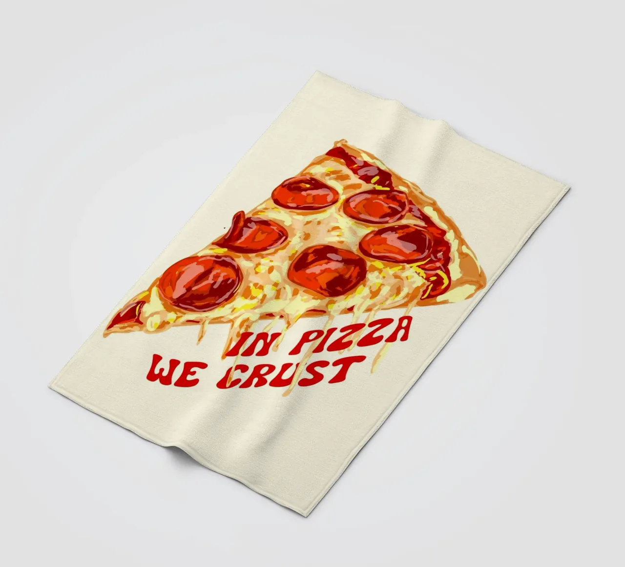 In Pizza We Crust - Pepperoni Slice coperta in pile da EDMPROJECT