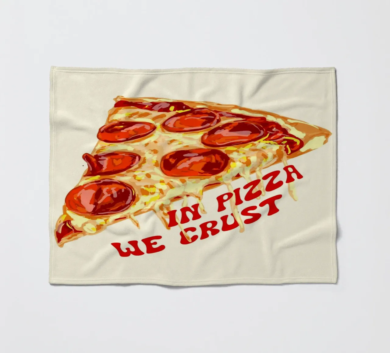 In Pizza We Crust - Pepperoni Slice coperta in pile da EDMPROJECT