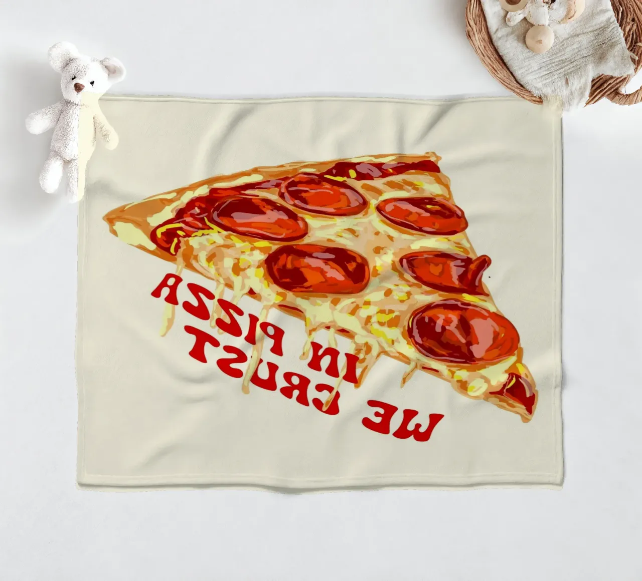 In Pizza We Crust - Pepperoni Slice coperta in pile da EDMPROJECT