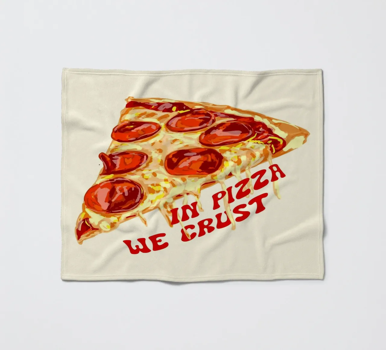 In Pizza We Crust - Pepperoni Slice coperta in pile da EDMPROJECT
