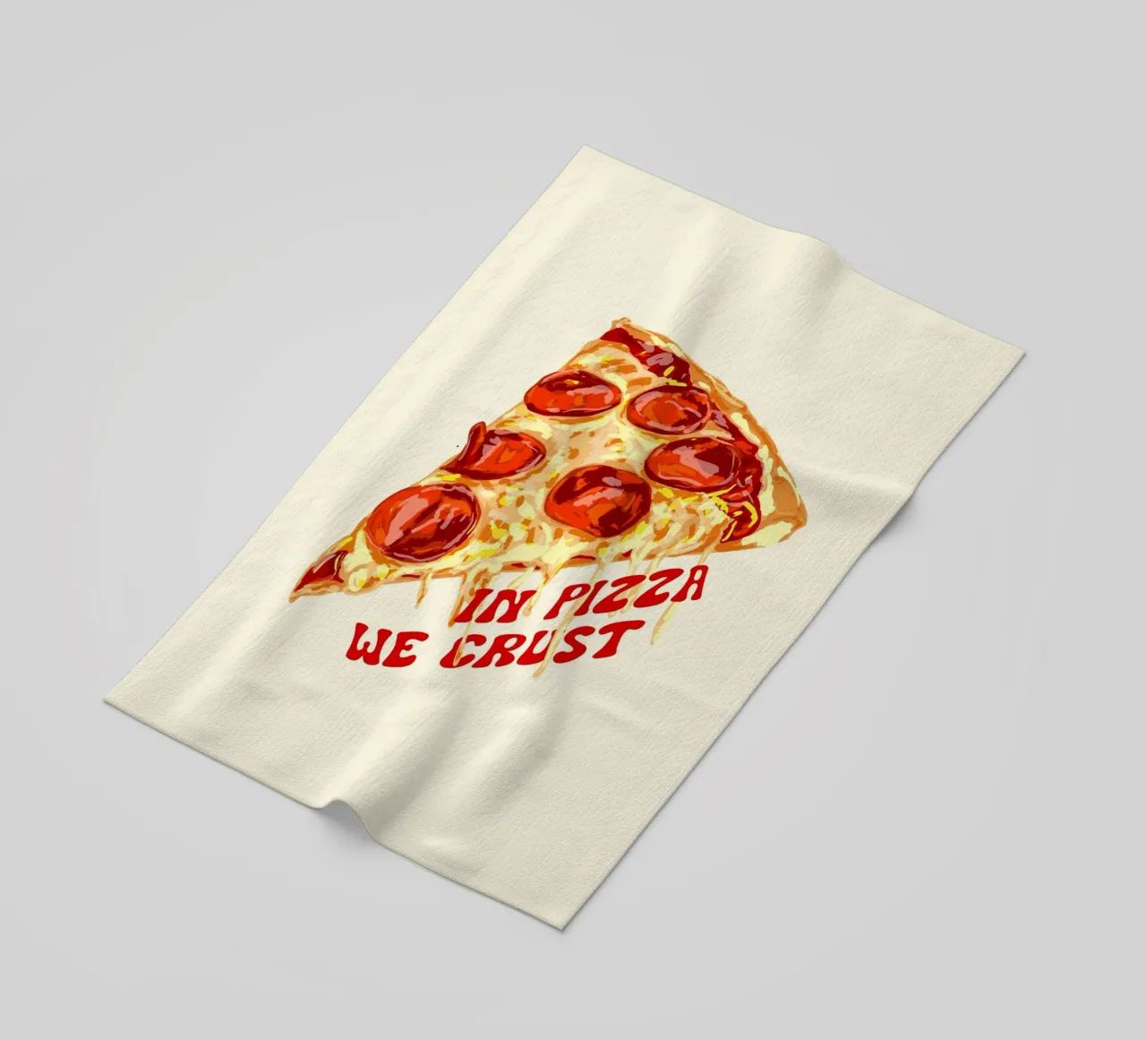 In Pizza We Crust - Pepperoni Slice telo mare da EDMPROJECT