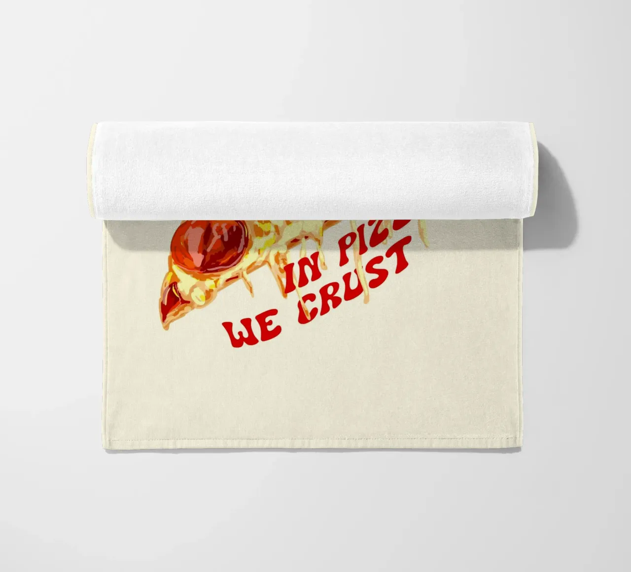 In Pizza We Crust - Pepperoni Slice telo mare da EDMPROJECT
