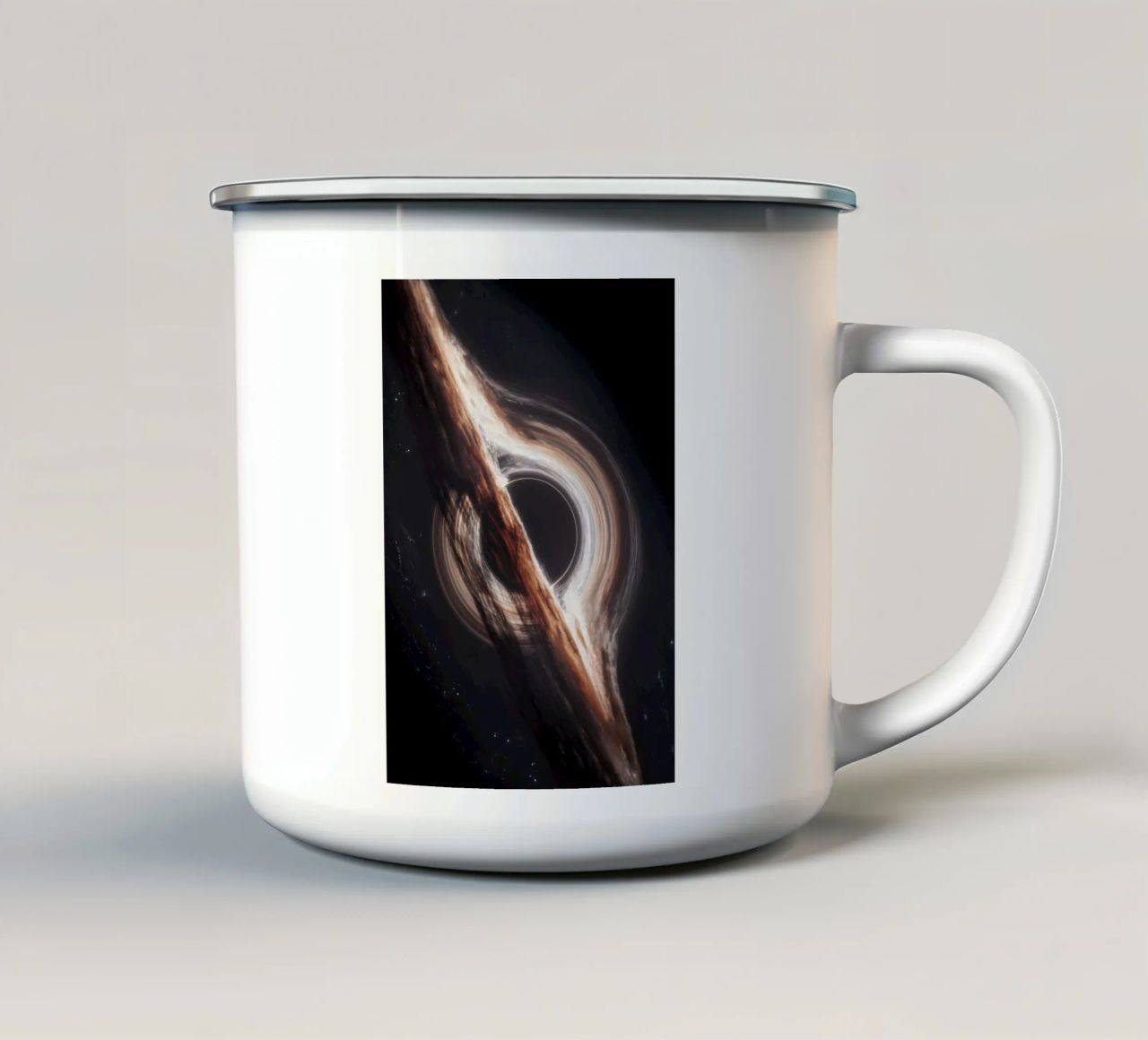 Gargantua Back Hole tazza in smalto da nabakumov
