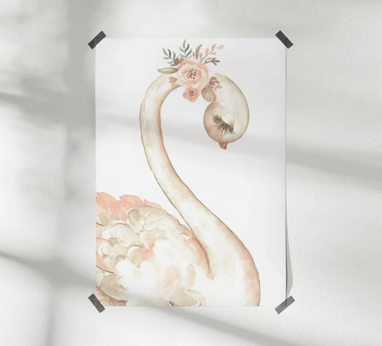 cigno poster da Panait Ivascu