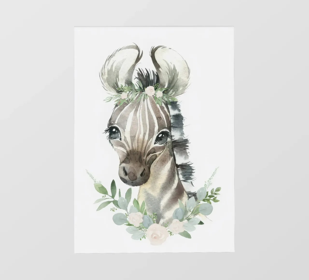 zebra floreale telo in pvc da Panait Ivascu