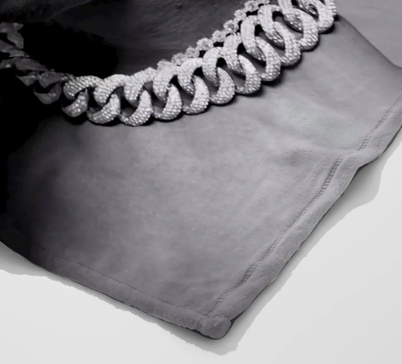 Black And White Travis Scott STyle coperta in pile da IGOR G