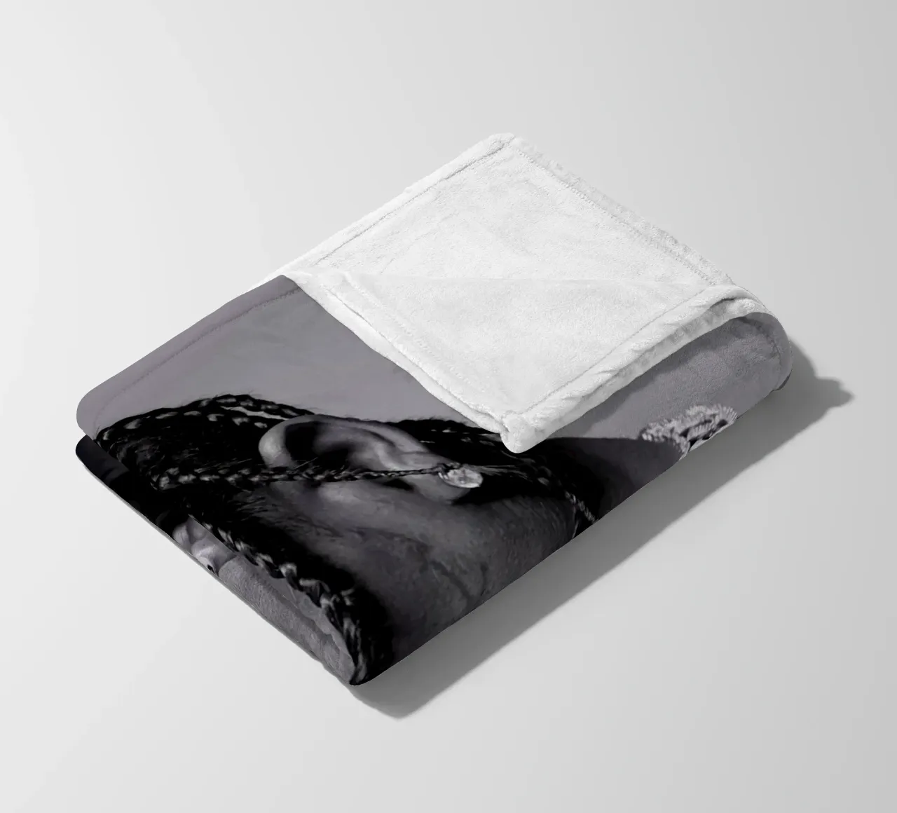 Black And White Travis Scott STyle coperta in pile da IGOR G