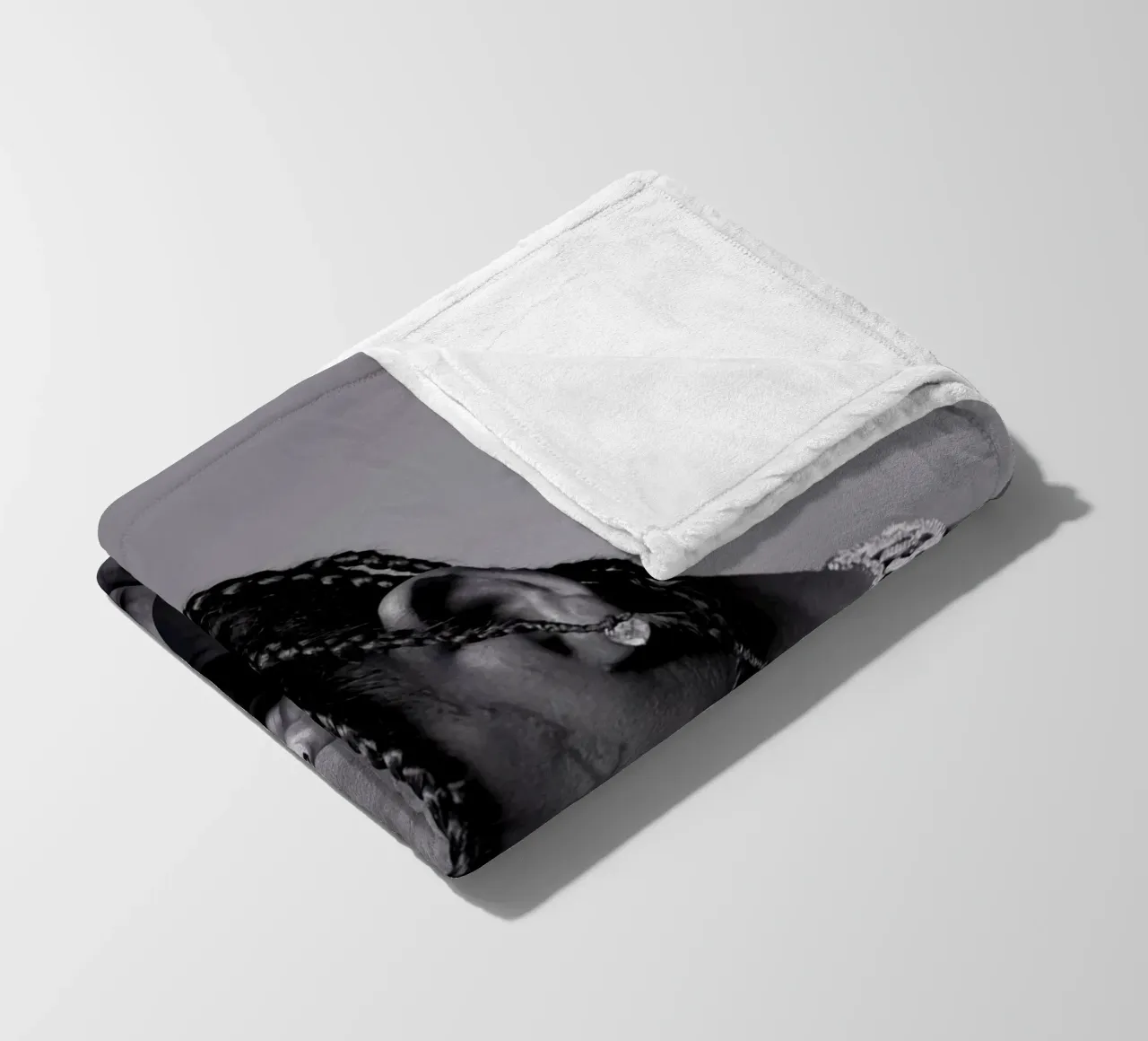 Black And White Travis Scott STyle coperta in pile da IGOR G