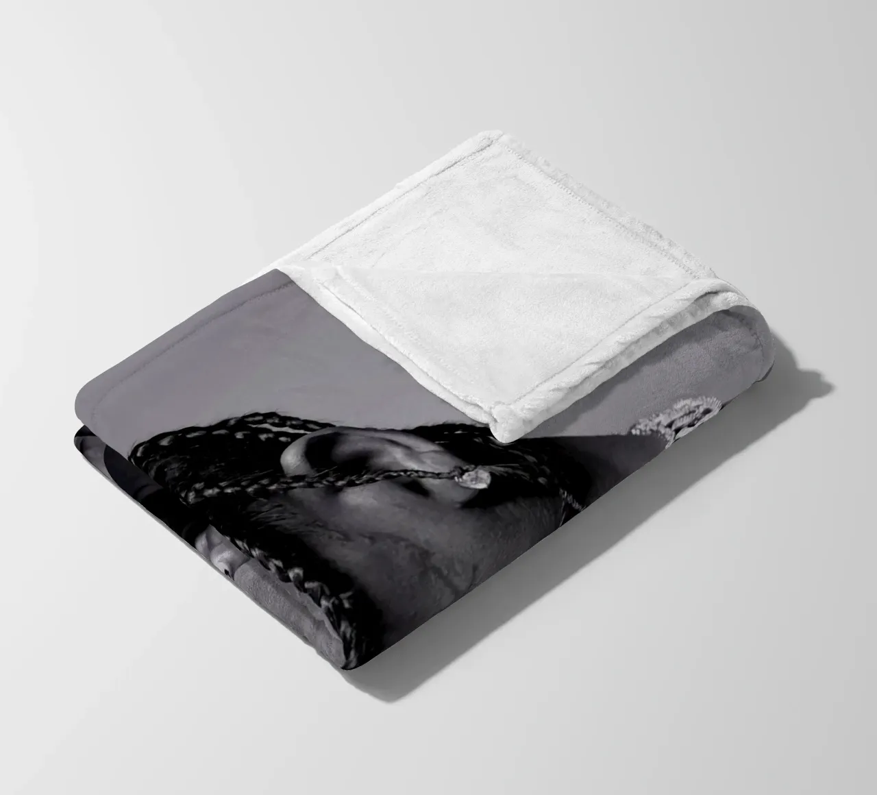 Black And White Travis Scott STyle coperta in pile da IGOR G
