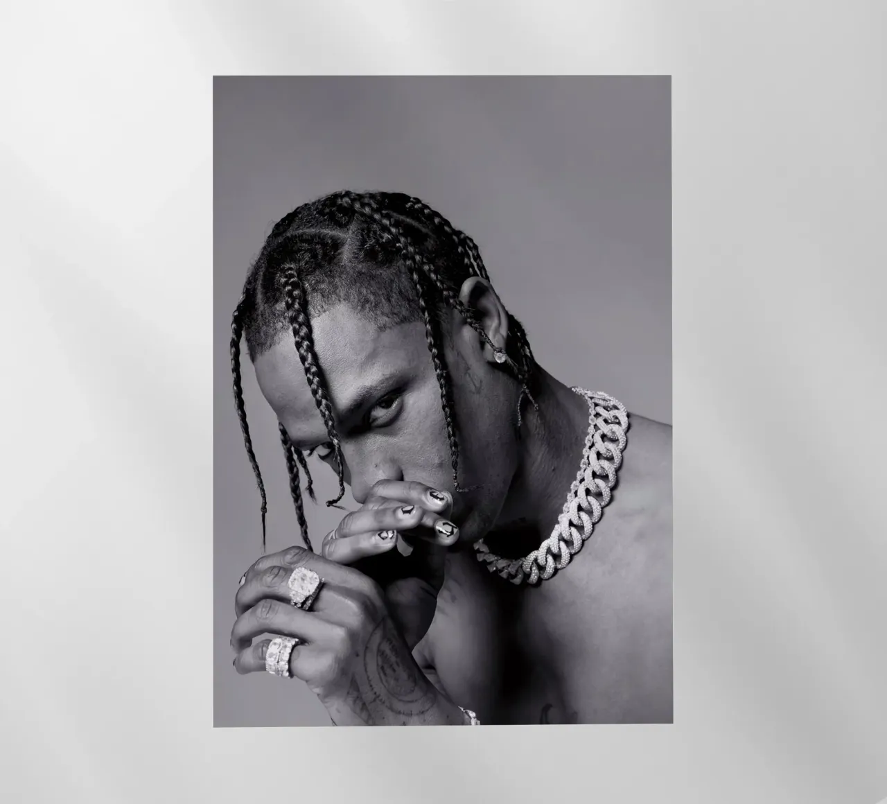 Black And White Travis Scott STyle pellicola backlit da IGOR G