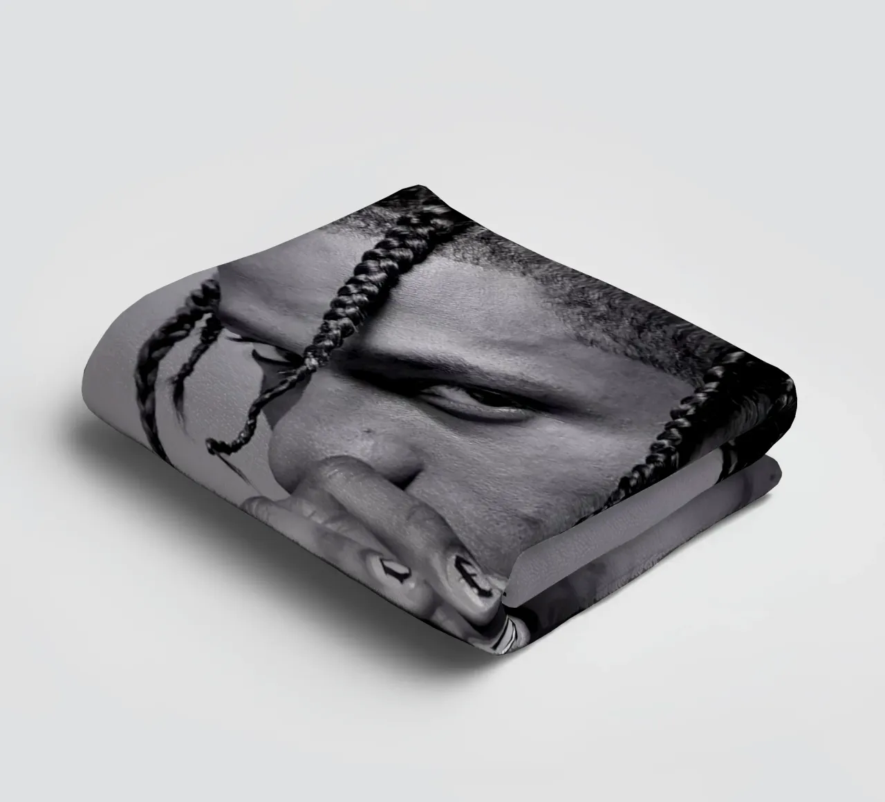 Black And White Travis Scott STyle asciugamano da bagno da IGOR G