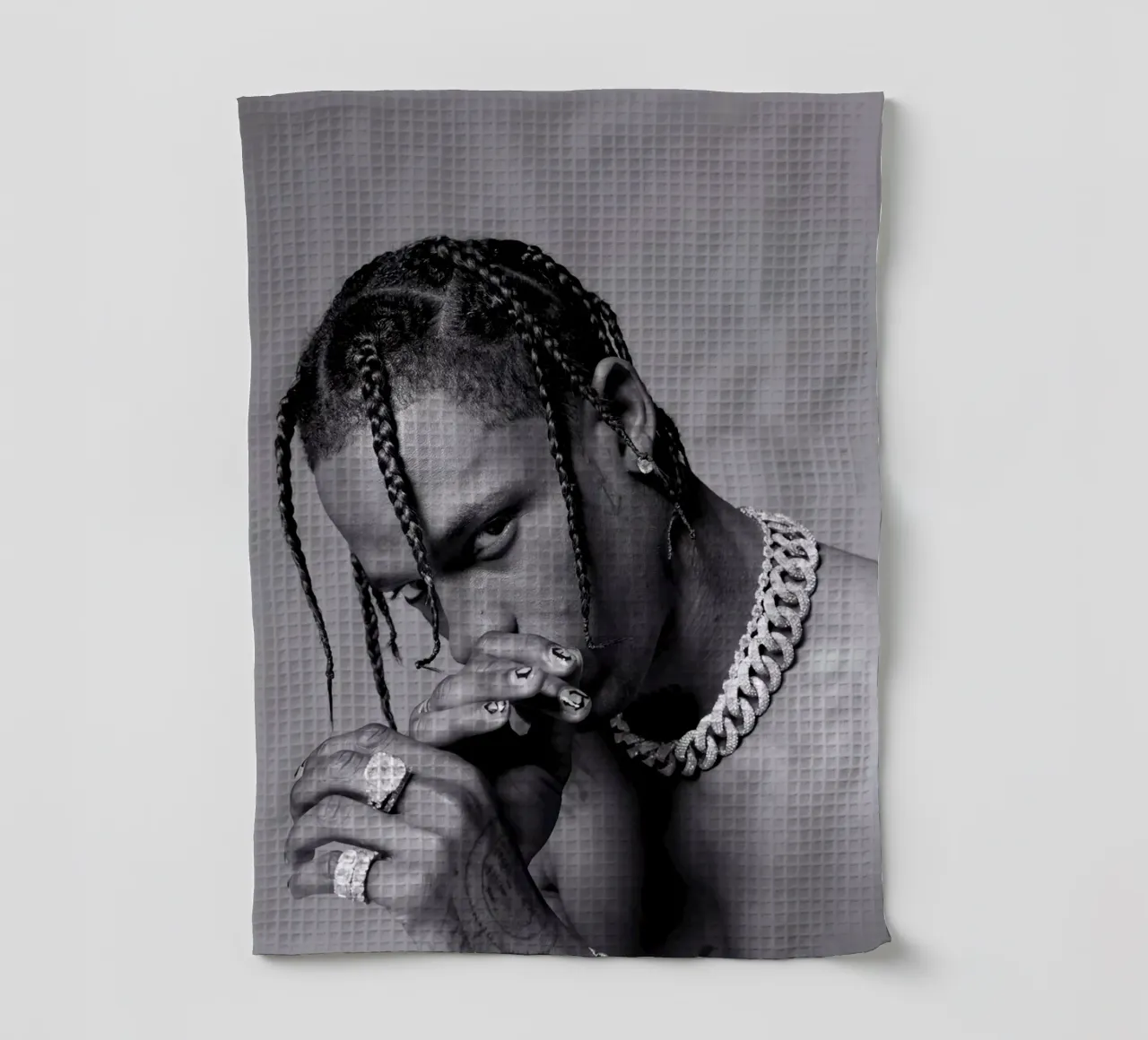 Black And White Travis Scott STyle canovaccio da cucina da IGOR G