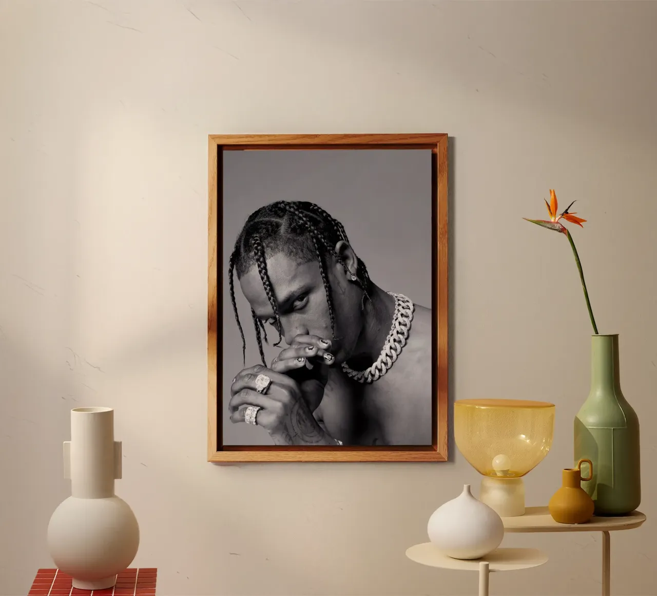 Black And White Travis Scott STyle alluminio dibond da IGOR G