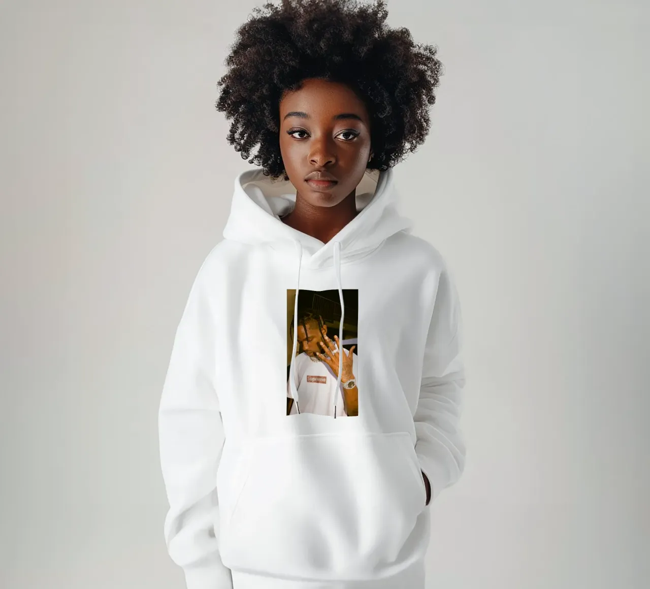 Five Finger Travis Scott Style Poster felpa con cappuccio da IGOR G
