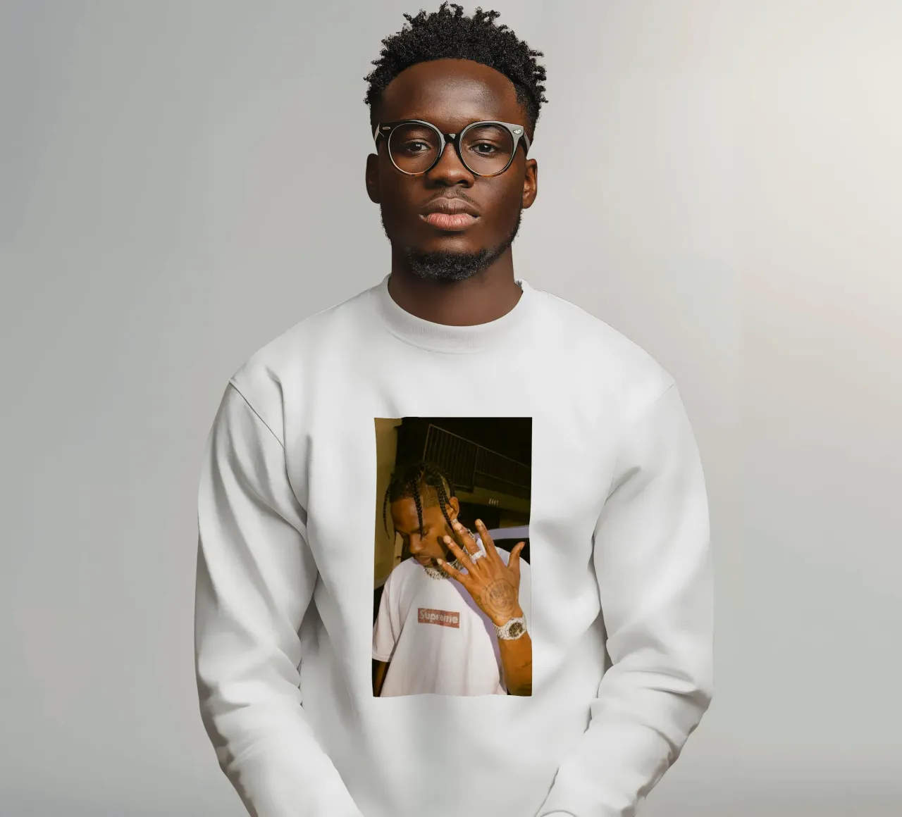 Five Finger Travis Scott Style Poster Sweatshirt von IGOR G