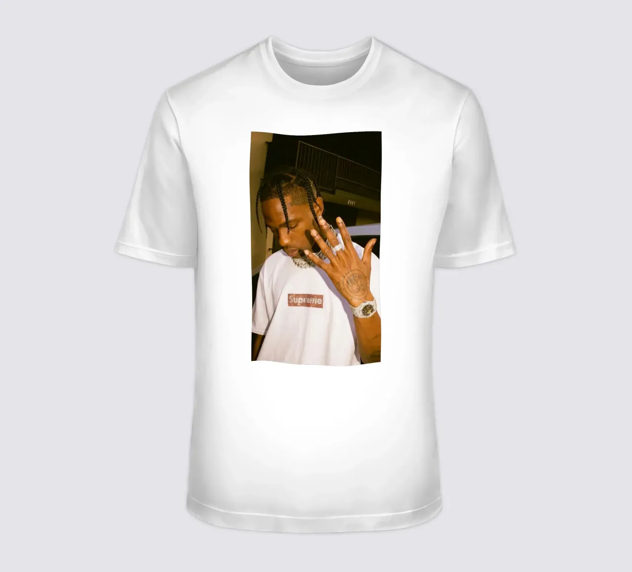 Five Finger Travis Scott Style Poster t-shirt da IGOR G