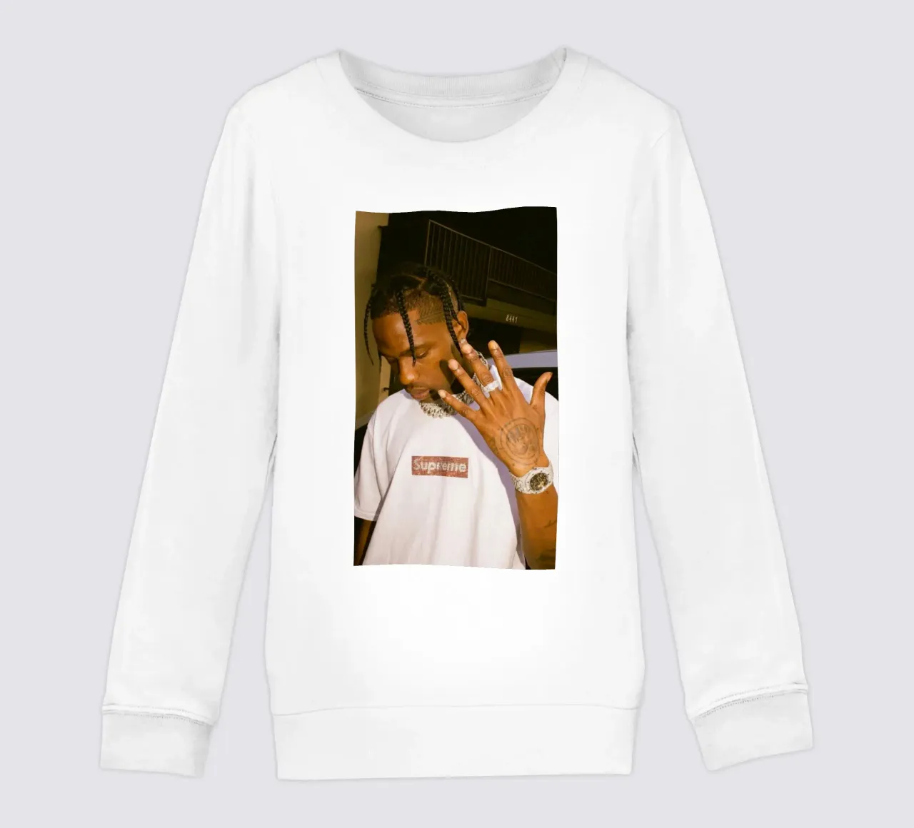 Five Finger Travis Scott Style Poster felpa bambino da IGOR G