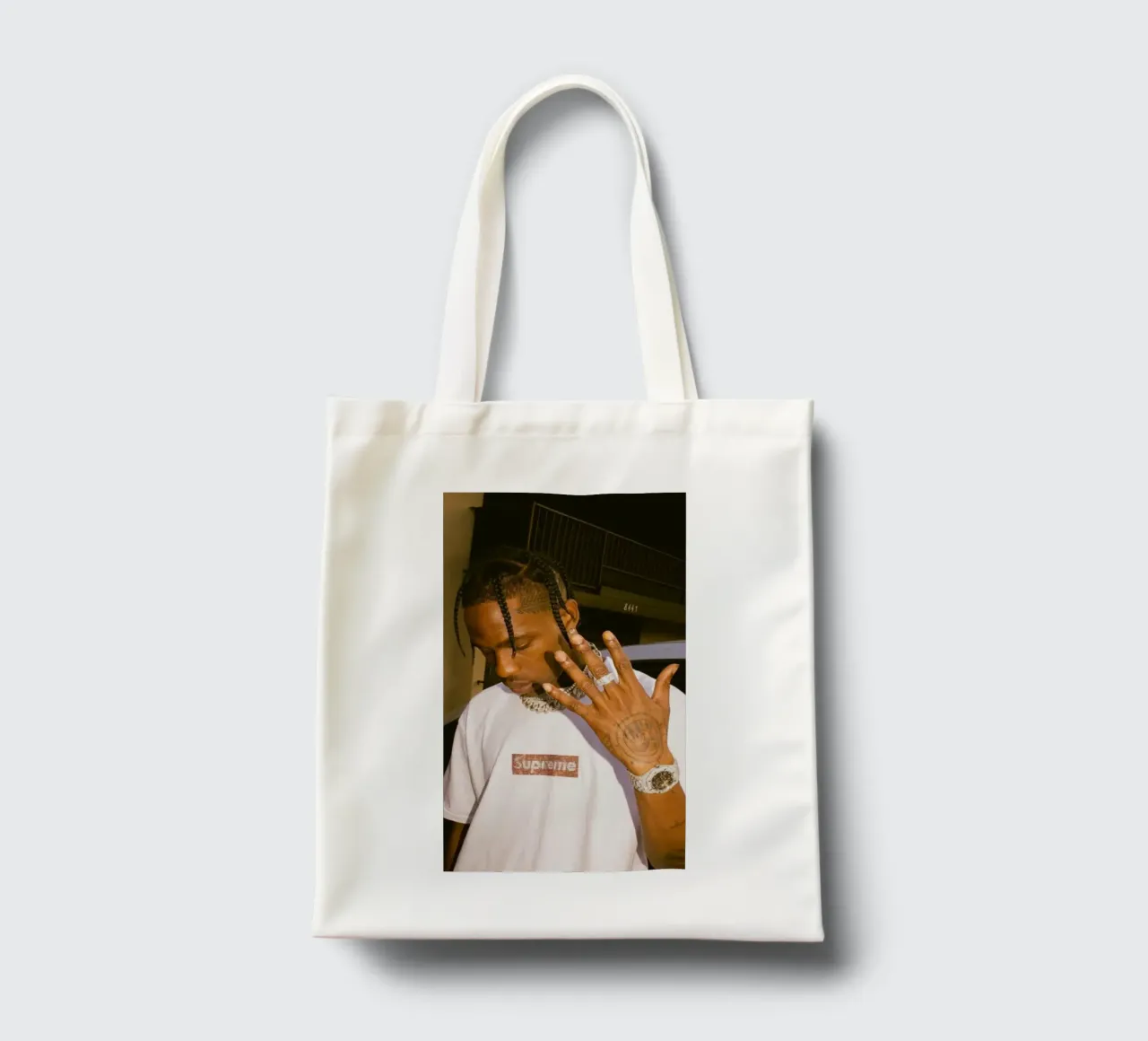 Five Finger Travis Scott Style Poster borsa in juta da IGOR G