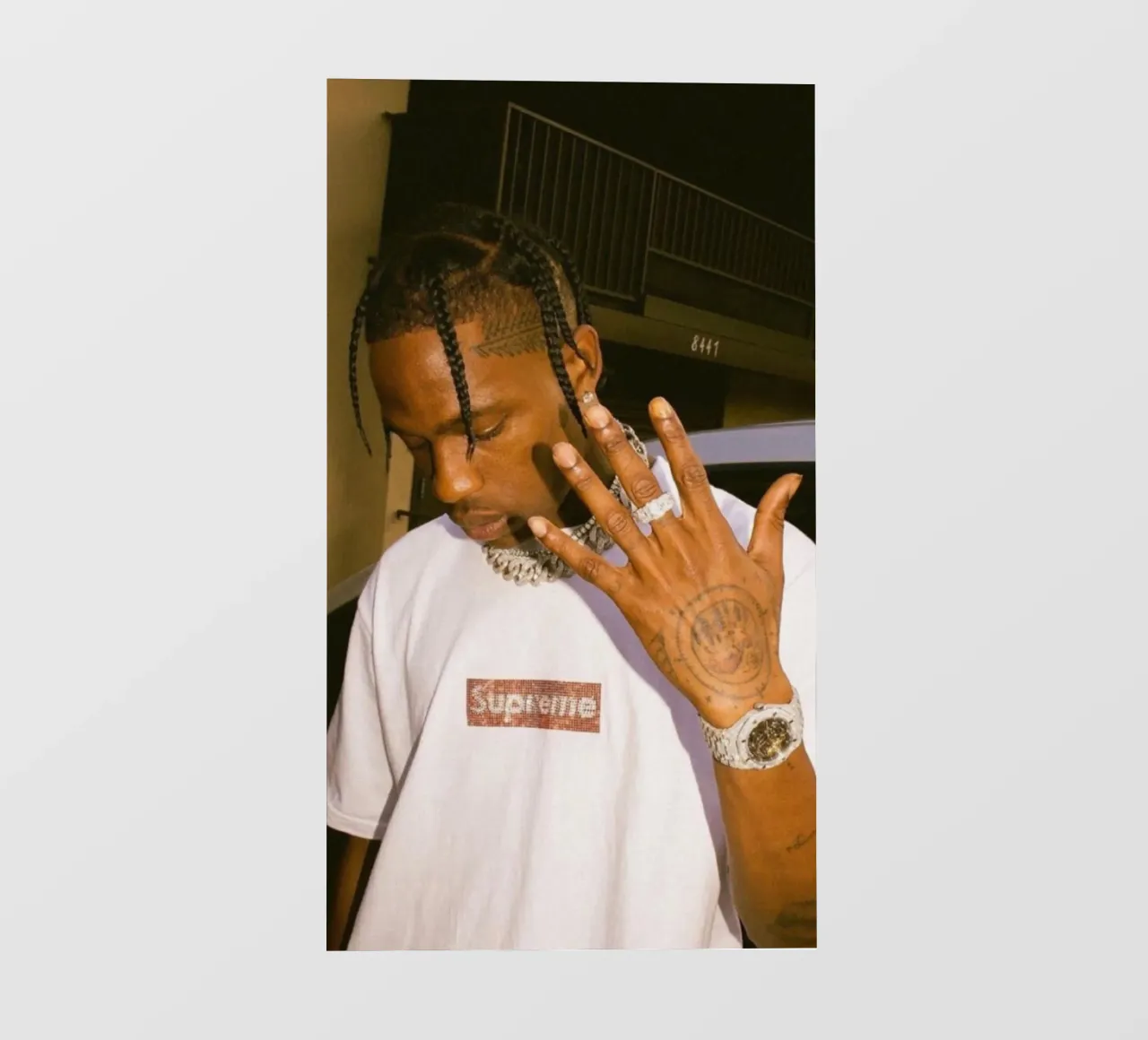 Five Finger Travis Scott Style Poster pellicola backlit da IGOR G