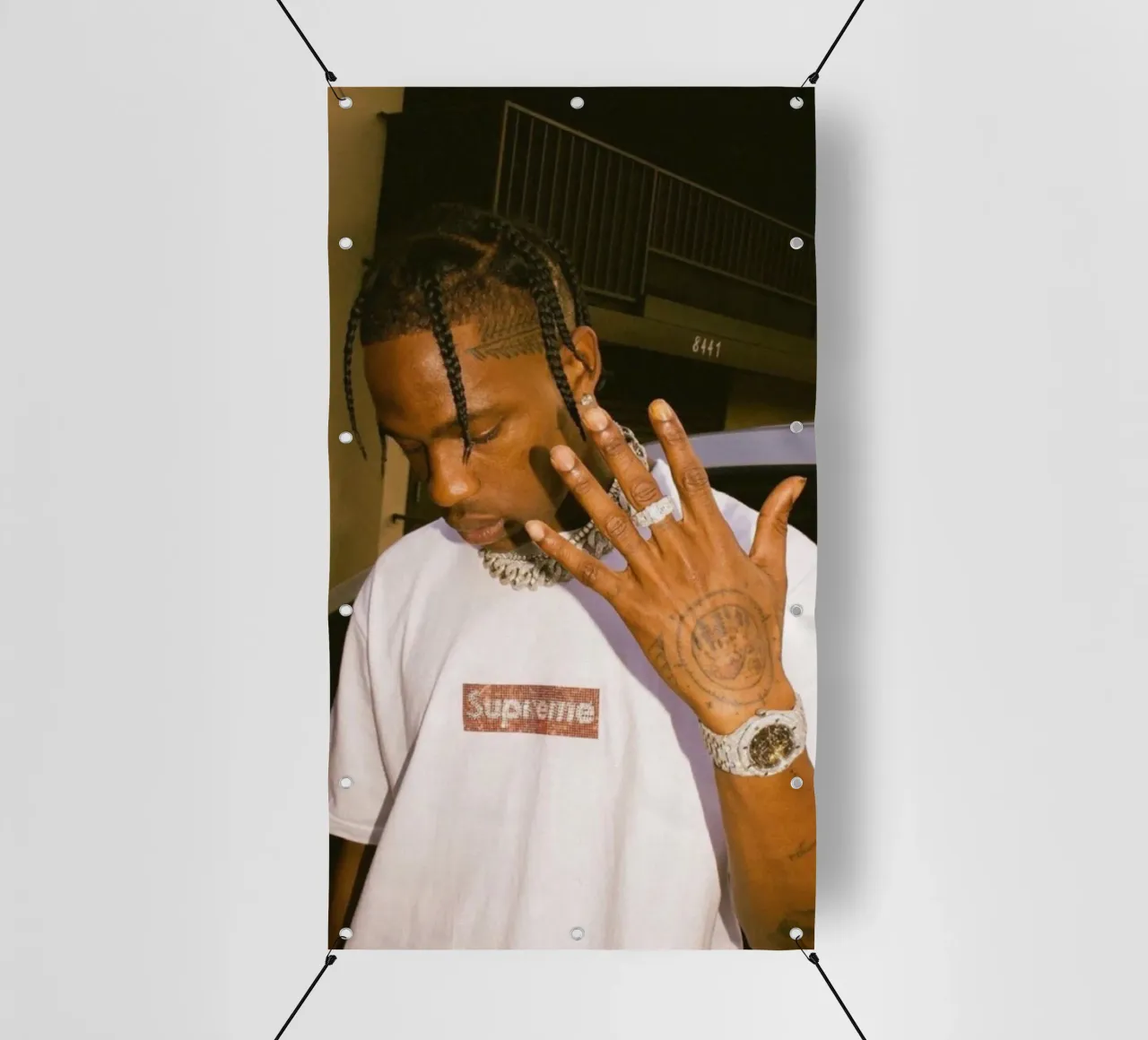 Five Finger Travis Scott Style Poster telo in pvc da IGOR G
