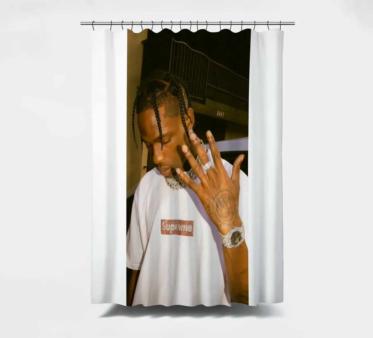 Five Finger Travis Scott Style Poster tenda da doccia da IGOR G