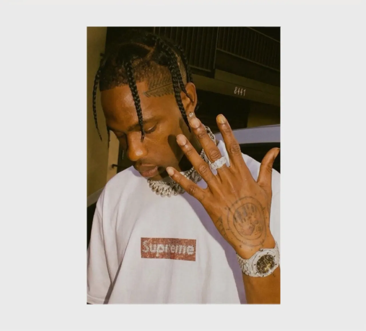 Five Finger Travis Scott Style Poster diario da IGOR G