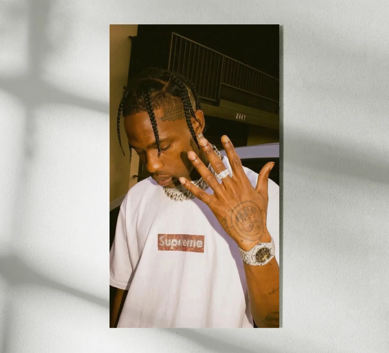 Five Finger Travis Scott Style Poster plexiglass da IGOR G