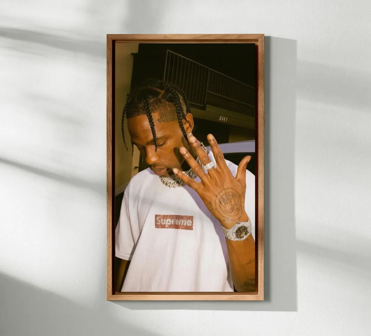 Five Finger Travis Scott Style Poster pannello forex da IGOR G