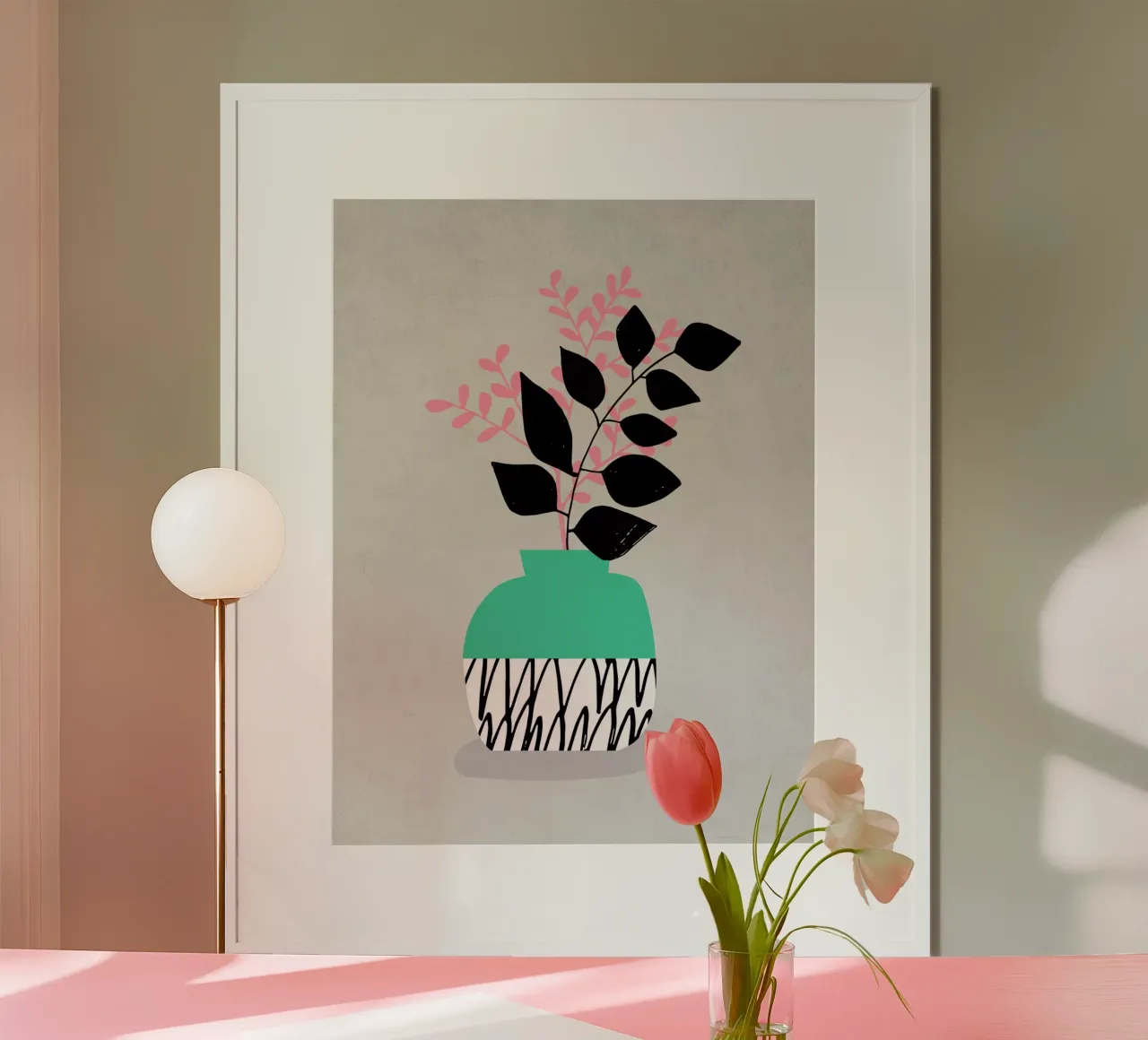 Vaso Natura morta poster da Kim Hubball Studio
